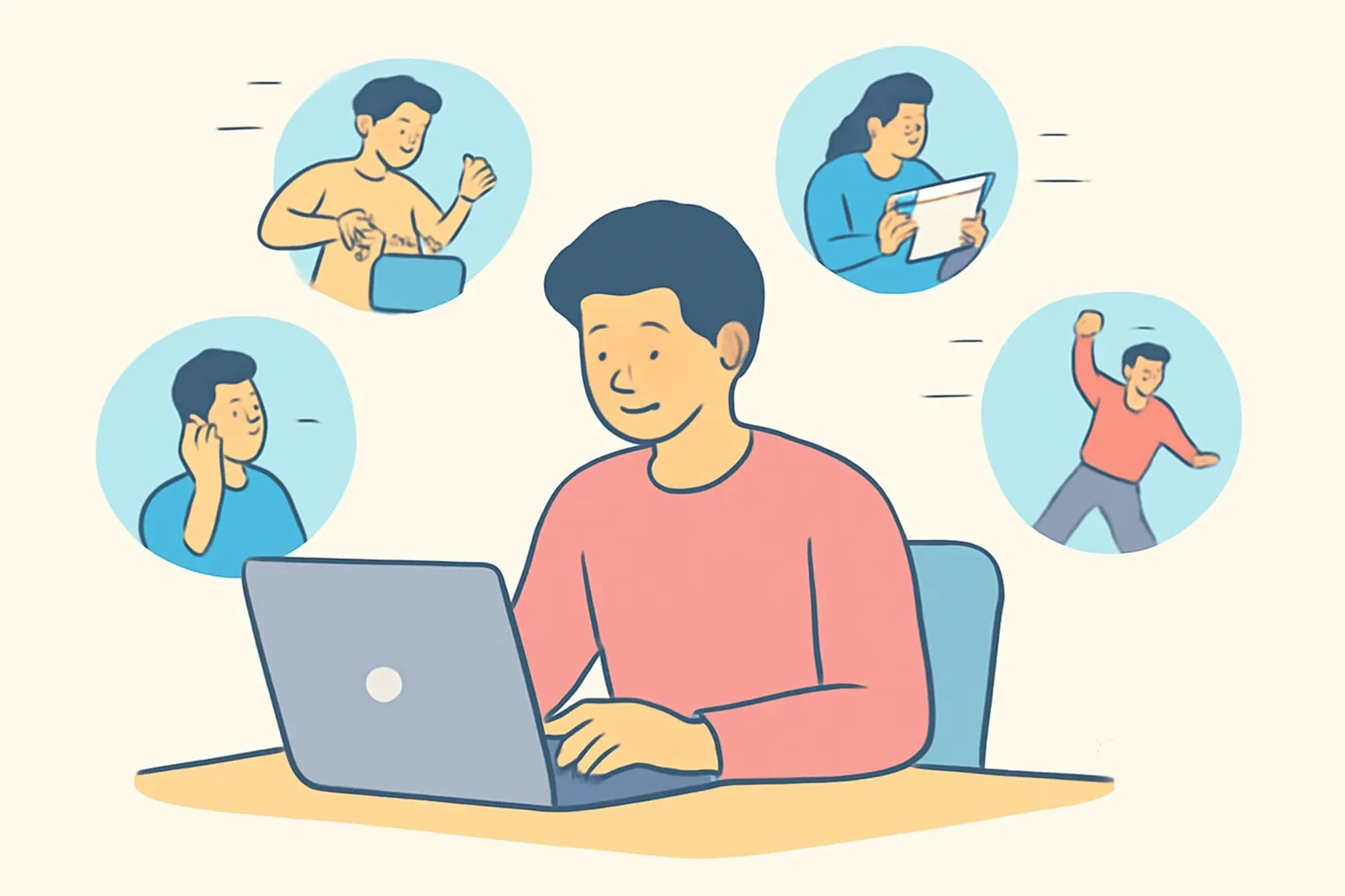 Cách dùng hiện tại tiếp diễn trong tiếng Pháp: nói về hành động đang xảy ra tự nhiên