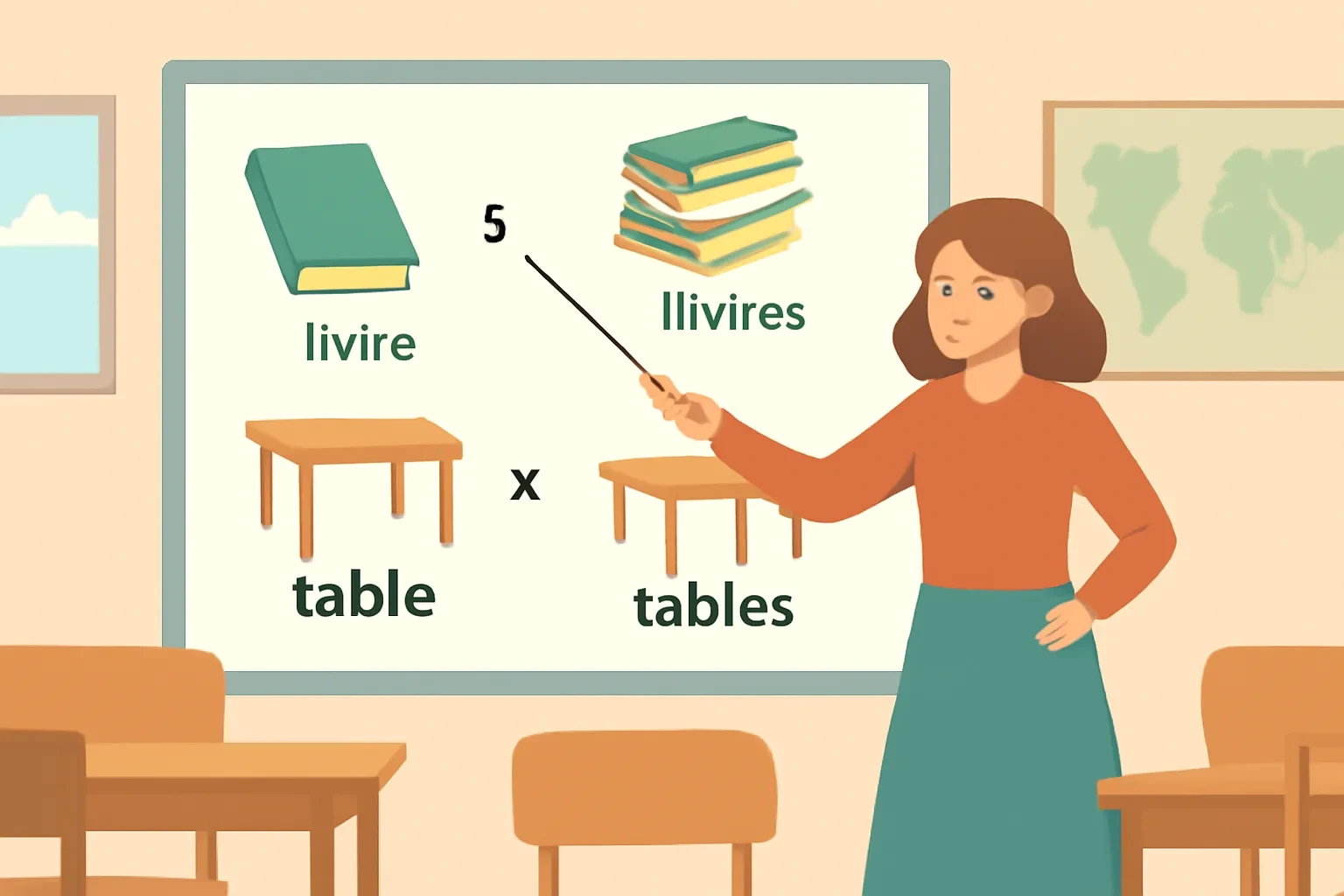 Số nhiều tiếng Pháp: cách thêm s, x, z để nói chính xác mà không sợ sai